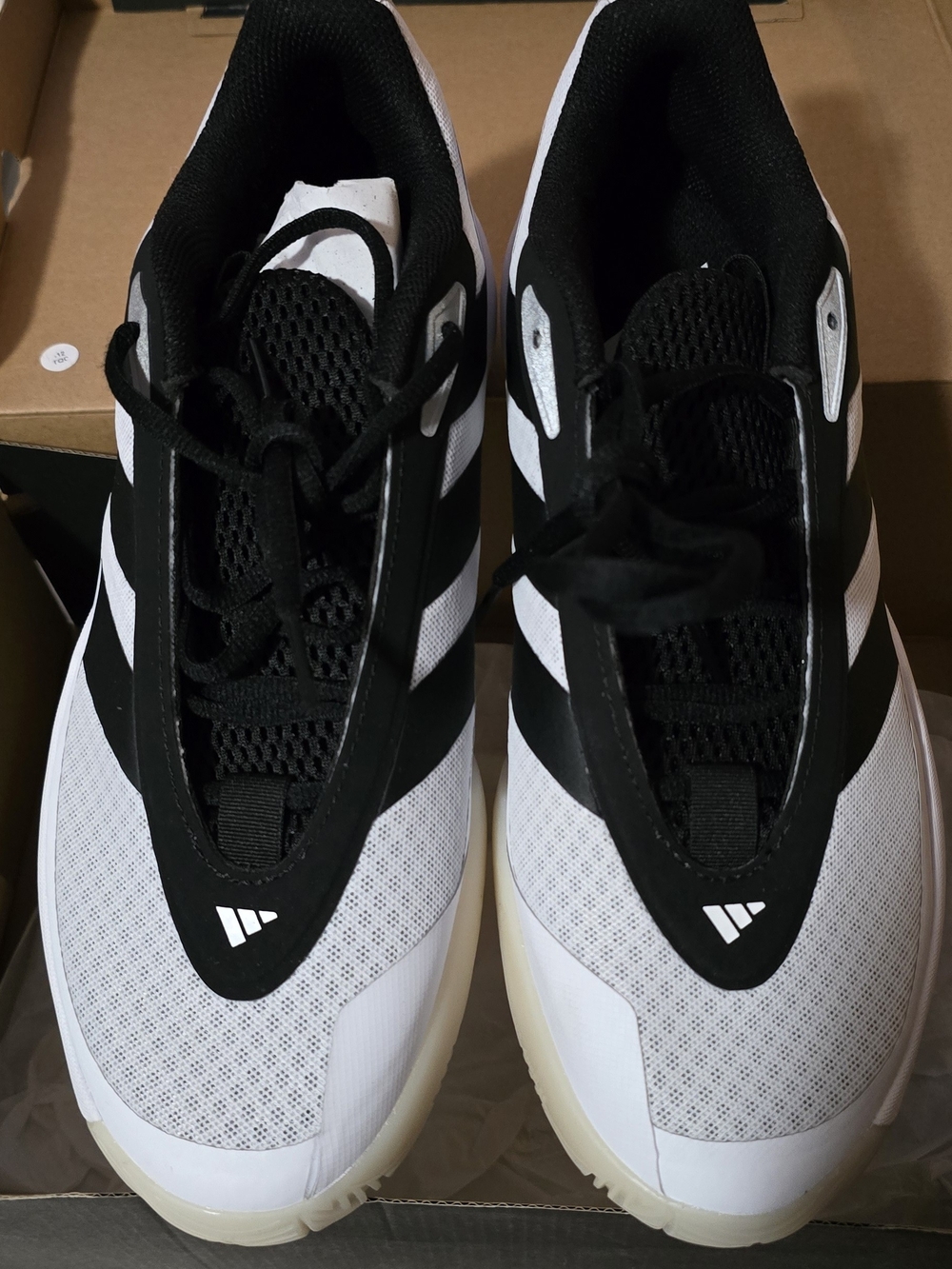 Adidas Black & White Low-Top Sneakers